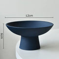 Axyaa Minimalist Ceramic Vase with Artificial Flowers for Modern Home Decor