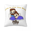 Axyaa Square Pillowcase Comfort Cushion Cover Polyester Throw Pillow for Home Sofa