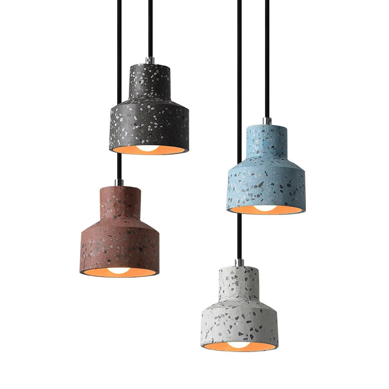 Axyaa Cement Chandelier for Nordic Living Space, Industrial Style for Bar, Study & Restaurant