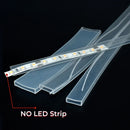 Axyaa Transparent LED Silicone Tube Waterproof Strip Light Channel Diffuser Hose Cover