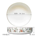Axyaa Steamed Egg Bowls 750ml Deep Plate Microwave Tableware Salad Plates