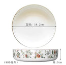 Axyaa Steamed Egg Bowls 750ml Deep Plate Microwave Tableware Salad Plates