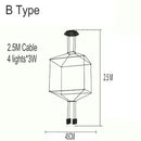 Axyaa LED Chandelier Modern Minimalist Line Indoor Lighting Fixture