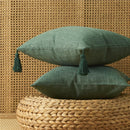 Axyaa Linen Pillow Covers 45x45cm Super Soft Decorative Cushion for Living Room