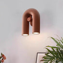 Axya Nordic Rotatable U-Tube LED Wall Lamp for Hotel Restaurant Bedroom