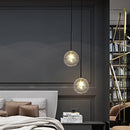 Axya Black Glass Ball Chandelier for Dining Room Decor