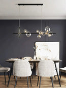 Axyaa Glass Pendant Light: Modern Nordic Design for Dining Areas