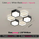 Axyaa Nordic Honeycomb Ceiling Lamp: Creative Art Indoor Lighting for Living Room, Bedroom, Study & Restaurant