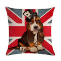 Axyaa Halloween Puppy Linen Pillow Case 45*45cm