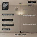 Axyaa Gold Black LED Cone Floor Lamp for Modern Indoor Lighting