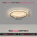 Axyaa LED Ring Ceiling Light for Living Room Kitchen Romantic Home Decoration
