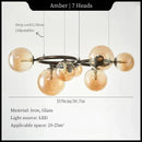 Axyaa Moonlight Chandelier: Modern Hanging Lights for Home Decor & Lighting