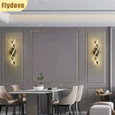Axyaa Spiral Aluminum LED Wall Lamp - Minimalist Wall Lighting for Decoration