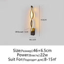 Axyaa Modern Minimalist LED Wall Lamps for Bedroom and Living Room