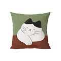 Axyaa Orange Geometric Pillowcase for Modern Home Decor
