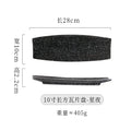Axyaa Sushi Plate Set Ceramic Tableware BBQ Dim Sum Creative Strip Dish