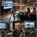 Axyaa 4K Android Projector 25000 Lumen Full HD 1080P Home Theater 3D Film WiFi