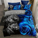 Axyaa Beast Print Bedding Set - Soft Duvet Cover with Zipper Closure