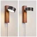 Axyaa Natural Black Stone LED Wall Lamp for Modern Interior Decoration