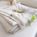 Axyaa Cool Silk Summer Quilt | Solid Color Printing Cool Silk Quilt