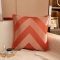 Axyaa Geometric Jacquard Square Cushion Cover 45x45 Polyester Throw Pillowcase