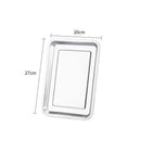 Axyaa Stainless Steel Metal Tray Fruit Serving Plate Kitchen Tool