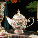 Axya Bone Coffee Set with Coffee Pot, Cup, Saucer, Spoon, Milk Pot, Sugar Bowl, Fruit Dish