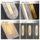 Axyaa Copper Wall Lights: Modern Luxury for Villa Living Room, TV Background, Bedside Wall.