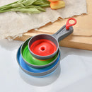 Axyaa Kitchen Funnel Set for Bottles, Jars, Liquid, and Powder Transfers