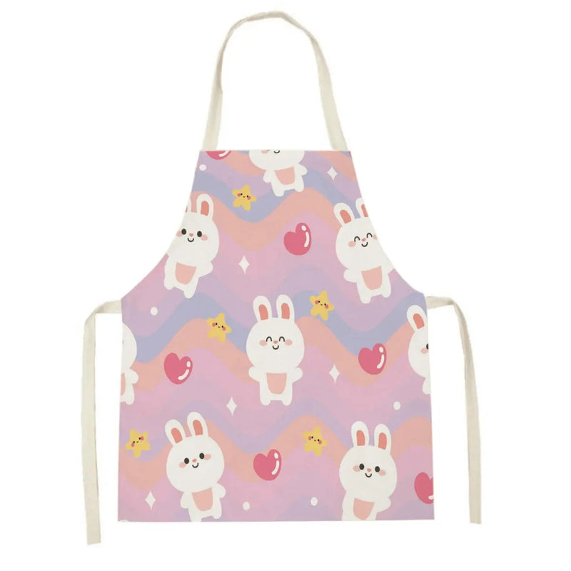 Axyaa Cute Kitten Kitchen Apron for Women and Kids