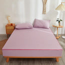 Axyaa Cotton Zippered Mattress Protector Encasement: Breathable, Fully Enclosed Fitted Sheet