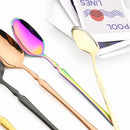 Axyaa Stainless Steel Cutlery Set - 4Pcs Western Dinnerware Knife Fork Spoon Teaspoon