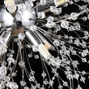Axyaa Dandelion Crystal Chandelier for Dining and Living Room Lighting