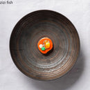 Axyaa Frosted Ceramic Dining Plate Set - Molecular Cooking Tableware