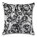Axyaa Geometric Flower Cushion Cover - Home & Office Sofa Decor - 45X45CM