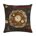 Axyaa Retro Typewriter Camera Linen Pillow Cover 45x45cm