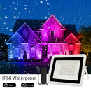 Axyaa RGBW Smart LED Floodlight 50W/100W Garden Party Outdoor Lighting Control by APP