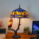Axyaa Tiffany Stained Glass Table Lamp for Luxurious Living Spaces