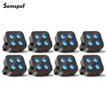 Axyaa RGBWA+UV LEDs Par Light: DMX512, 6/8/10CH, Stage Effect Lighting for Event, Wedding