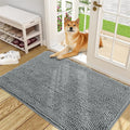Axyaa Mud Mat: Absorbent Non-Slip Washable Microfiber Dog Door Mat