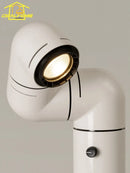 Axyaa Tatu Floor Lamp Red/White Space Age Modern Design for Living Room