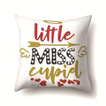 Axyaa Nordic Heart Print Throw Pillow Cover 45x45cm Home Sofa Decor