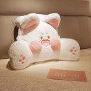 Axyaa Meow Cushion Bedhead Backrest Pillow - Large Bedroom Backrest Cushion
