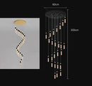 Axyaa Modern LED Pendant Chandelier for Staircase & Living Room Lighting
