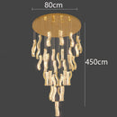 Axyaa Nordic Stair Chandelier Ceiling Light Indoor Lighting for Living Room and Dining Room