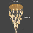 Axyaa Nordic Stair Chandelier Pendant Lights for Living Room and Dining Room