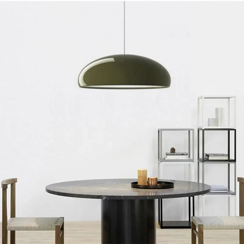 Axyaa Nordic LED Pendant Light: Stylish Macaron Hanging Lamp for Luxe Home Decor
