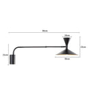 Axyaa Rotatable Wall Light for Living Room & Bedroom - Modern Design-E14 G9 Bulb