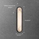 Axyaa LED Marble Wall Lamp for Modern Living Room and Bedroom