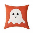 Axyaa Embroidered Ghost Halloween Pillow Cover - 45X45